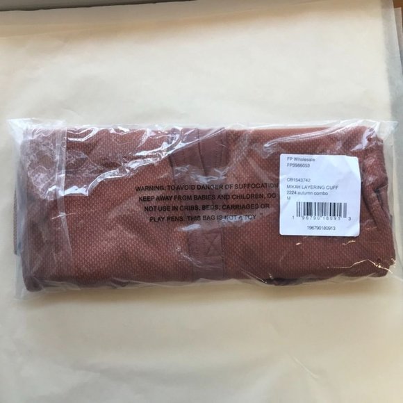 Free People Mikah Layering Cuff Top in Autumn Combo - Size Medium - Picture 7 of 7